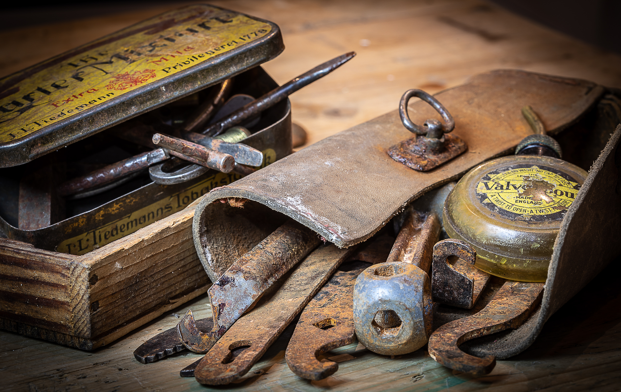 Oldefars sykkelverktøy